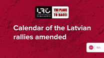 Calendar of the Latvian rallies amended